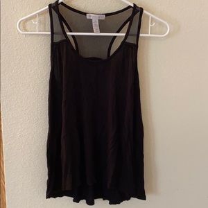 Black tank top